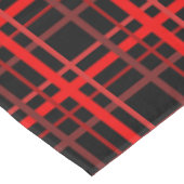 Red & Black Plaid テーブルクロス (アングル)
