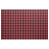 Red & Black Plaid Gingham ファブリック (ファットクウォーター)
