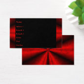 Red Black Rainbow in Leatheroptik名刺 (デスク)