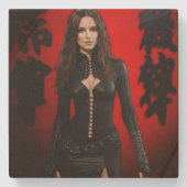 Red Black stone coaster ストーンコースター (正面)