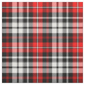Red Black White Plaid Tartan Pattern Design  ファブリック (見本)