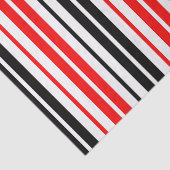 Red Black White Stripes Pattern Design  薄葉紙 (詳細)