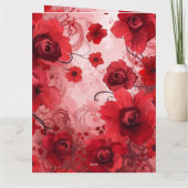 Red Bloom Symphony カード (裏面)