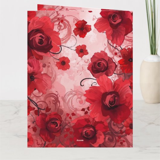 Red Bloom Symphony カード (裏面)