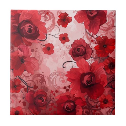 Red Bloom Symphony タイル (正面)