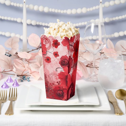 Red Bloom Symphony フェイバーボックス (ウェディング)