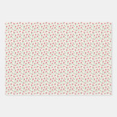 Red Blossom Whimsy 3 ラッピングペーパーシート (正面)