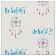 Red & Blue Colorful Boho Baby Dreamcatcher