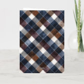 Red Blue Cream Country Christmas Gifts カード (裏面)