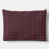 Red Blue Plaid Tartan Pattern アクセサリーポーチ (裏面)