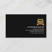 Red Blue Transport Global Orbits Logisticsドライバ 名刺 (裏面)