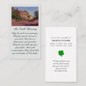 Red Blue Yellow Green Safely Home 名刺 (正面/裏面)