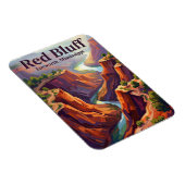 Red Bluff Mississippi マグネット (右側)