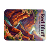 Red Bluff Mississippi マグネット (横)