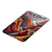 Red Bluff Mississippi マグネット (左側)