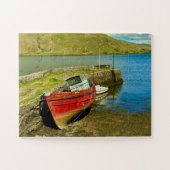 Red Boat in Lowtide ジグソーパズル (横)