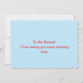 Red Border Scallop PHOTO Valentine's Day (裏面)