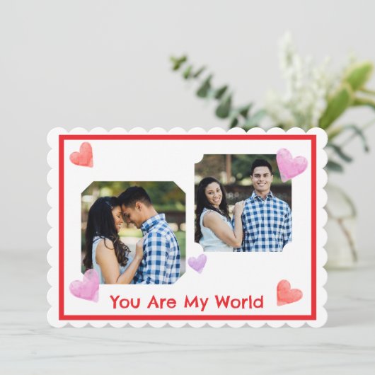 Red Border Scallop PHOTO Valentine's Day (スタンド正面)