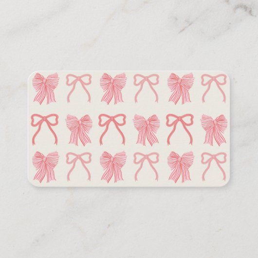 Red Bow & Blue Stripes Baby Shower Book Request エンクロージャーカード (裏面)