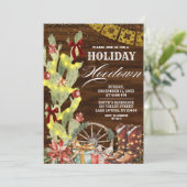 Red Bow Cactus Wild West Holiday Hoedown 招待状 (スタンド正面)