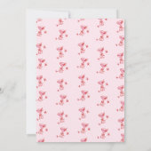 Red Bow Cocktail Galentine's Day 招待状 (裏面)