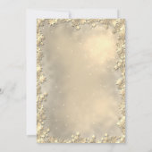  Red Bow Cocktail Poinsettia Christmas Corporated  招待状 (裏面)