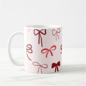 Red Bow Minimalist Mug コーヒーマグカップ (左)