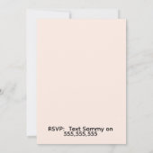 Red Bow Party Invitation | Elegant Ribbon Bow  招待状 (裏面)