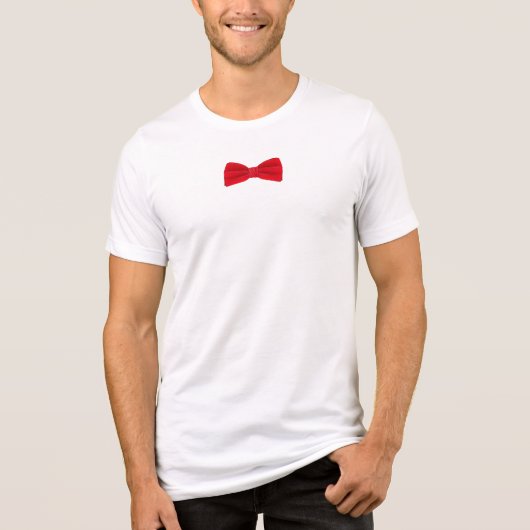 Red Bow Tie – Classic Fashion T-Shirt トライブレンドＴシャツ (正面)
