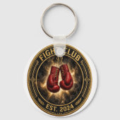Red Boxing Gloves Fight Keychain キーホルダー (裏面)