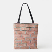 Red brick wall in the morning トートバッグ (裏面)