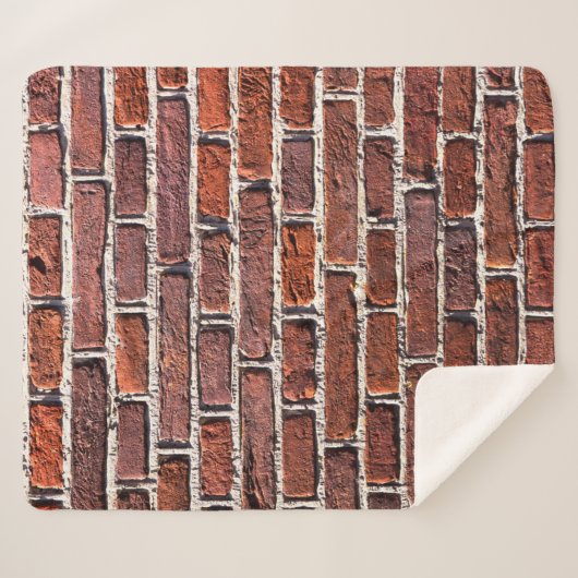 Red brick wall stone bricks masonry シェルパブランケット (正面(横))