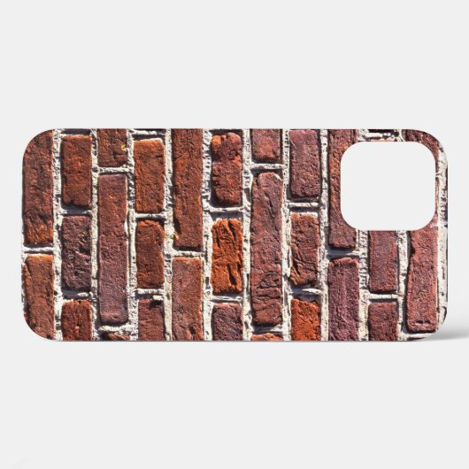 Red brick wall stone bricks masonry Case-Mate iPhoneケース (裏面 (横))