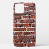 Red brick wall stone bricks masonry Case-Mate iPhoneケース (裏面)