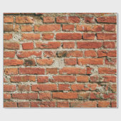 Red brick wall texture grunge background. Abstract ラッピングペーパー (フラット)