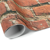Red brick wall texture grunge background. Abstract ラッピングペーパー (ロールコーナー)