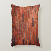 Red brick wall texture grunge backgroundbrick,wall アクセントクッション (正面(垂直))