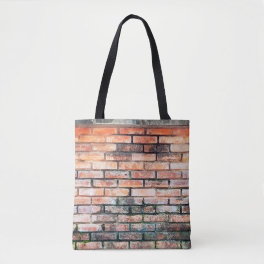 Red brick wall with stainsabstract,aged,architectu トートバッグ (正面)