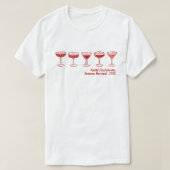 Red Bridesmaid Espresso Martini Bachelorette Tシャツ (デザイン正面)