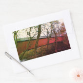 Red Bridge Stickers 長方形シール (封筒)