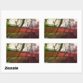 Red Bridge Stickers 長方形シール (シート)