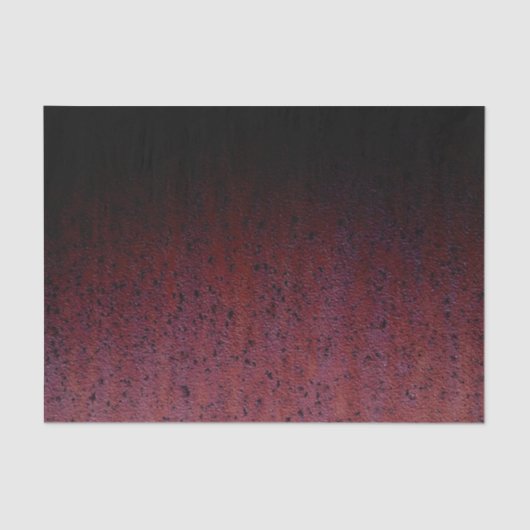 Red Brown Black Ombre Rust Metal Patina 薄葉紙 (正面)