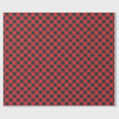 Red Buffalo Plaid ラッピングペーパー (フラット)