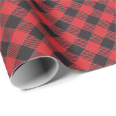 Red Buffalo Plaid ラッピングペーパー (ロールコーナー)