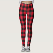 Red Buffalo Plaid  レギンス (正面)