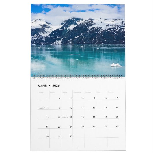 Red Buffalo Plaid Modern Script Name Photo カレンダー (3月 2026)