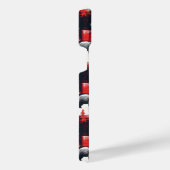 Red Buffalo Plaids Polar Bear iPhoneケース (右側面)