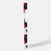 Red Buffalo Plaids Polar Bear iPhoneケース (左側面)