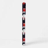 Red Buffalo Plaids Polar Bear iPhoneケース (右側面)