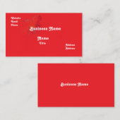 Red Business Card 名刺 (正面/裏面)